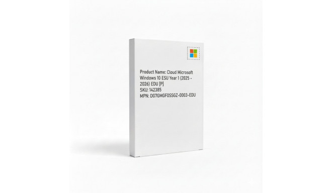 "Cloud Microsoft Windows 10 ESU Year 1 (2025 - 2026) EDU [P]"