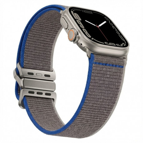 Premium Apple Watchi rihm, hall/sinine, 44mm, 45mm, 42mm (Series 1/2/3), 49mm, 46mm, GA-MAG-BNDA-P-C