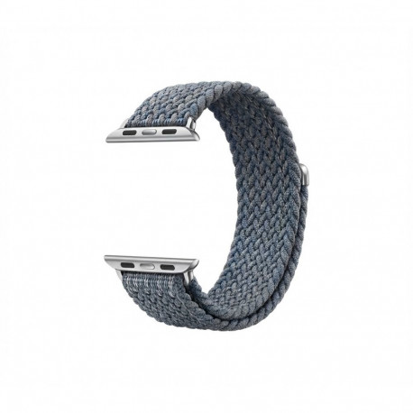 Premium rihm Apple Watchile, hall/sinine, 40mm, 41mm, 38mm, 42mm (Series 10), GA-MAG-BNDA-P-CGBS