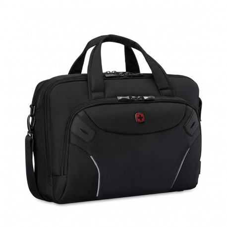 "WENGER Cosmic Brief 35,56cm 14Zoll - 40,64cm 16Zoll Laptop Briefcase with Tablet Pocket Black"