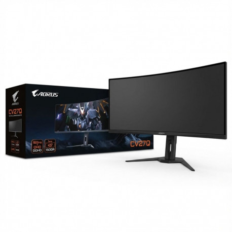 "GIGABYTE AORUS CO49DQ 124.4cm 49Zoll DQHD TFT monitor 5120x1440 250cd/m2 2xHDMI 2.1 1xDP 1.4"