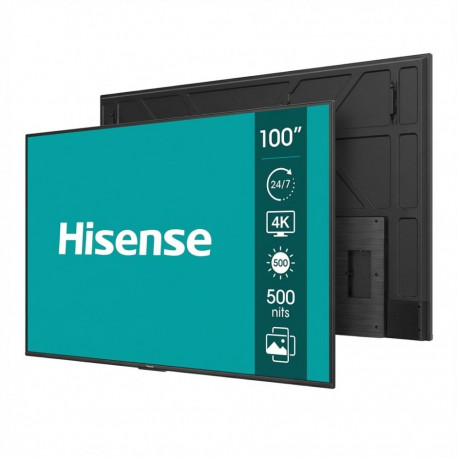 "Hisense 100 Zoll 4K UHD IPS Digital Signage Display - 24/7 Operation"