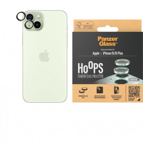 "PanzerGlass Hoops Camera Protector iPhone 15. 15 Plus Green"