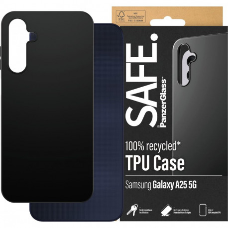 "SAFE. by PanzerGlass Case Samsung A25 5G. Black"