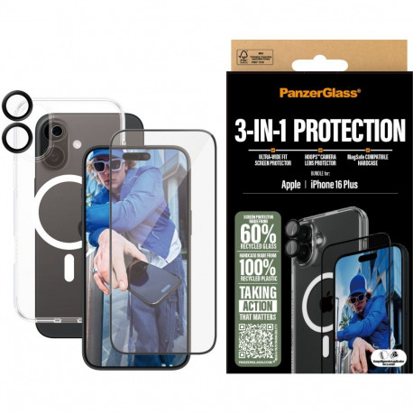 "PanzerGlass 3-in-1 Protection iPhone 16 Plus"