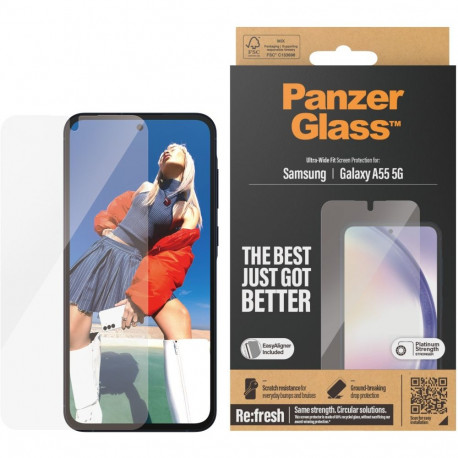 "PanzerGlass Re:Fresh Samsung A55 5G. UWF"