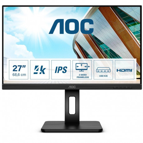 "AOC 68,6cm (27"") U27P2 16:09 HDMI+DP+USB IPS 4K black"