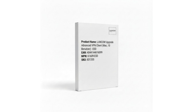 "LANCOM Upgrade Advanced VPN Client (Mac, 10 Benutzer) - ESD"