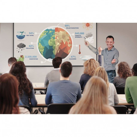 "(1920x1080) OPTOMA ZH400 DLP Laser 4000-Lumen HDMI USB 3D Full HD White"