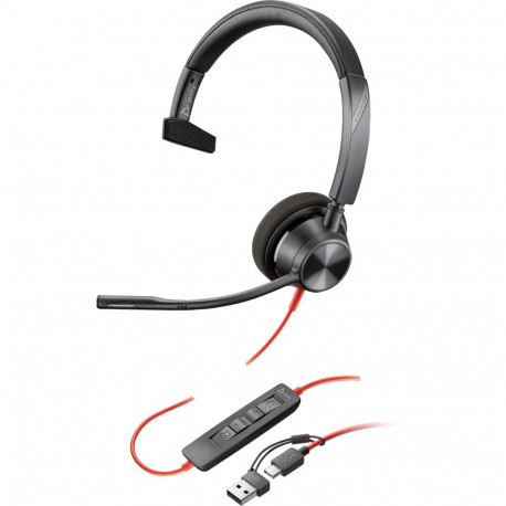 "HP Poly Headset Blackwire C3310 Mono USB-C/A"