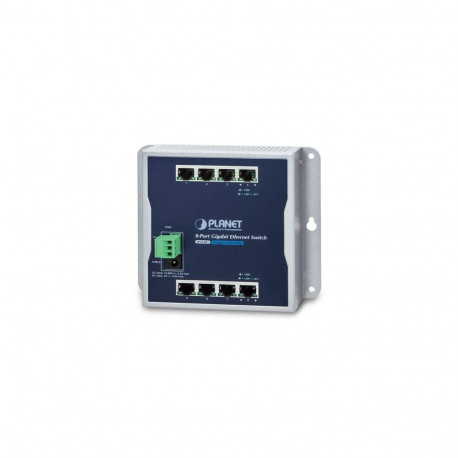 PLANET WGS-803 network switch Unmanaged L2 Gigabit Ethernet (10/100/1000) Black