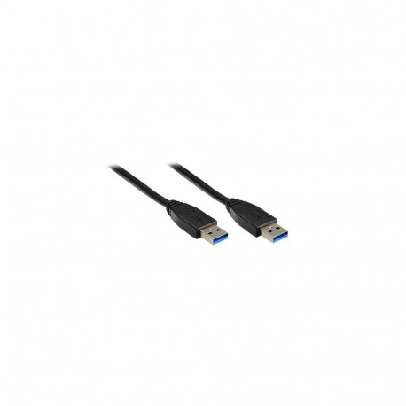 Alcasa USB 3.0 1.8m USB cable USB 3.2 Gen 1 (3.1 Gen 1) USB A Black