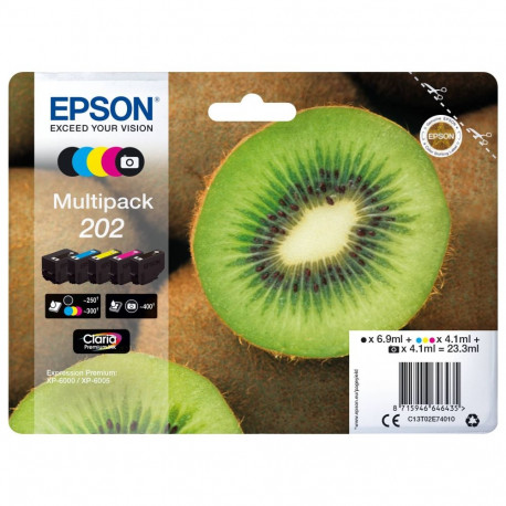 Epson tindikomplekt 202 multipakk (C13T02E74010)