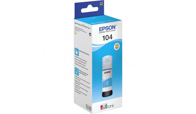 Epson Ink 104 EcoTank tsüaan (C13T00P240)