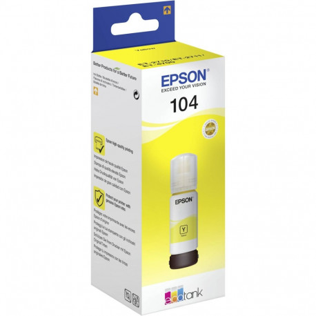 Epson Ink 104 EcoTank kollane (C13T00P440)