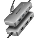 HMC-CUB83X2 USB hub 7in 1 10Gbps HDMI DP PD GLA
