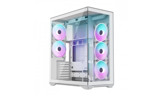 PC case Volcano Space XL ARGB Full Tower 5 fans, white