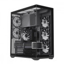 PC case Volcano Space XL ARGB Full Tower 5 fans, black