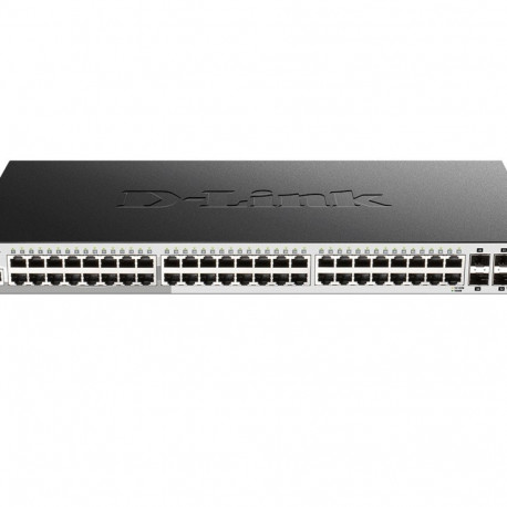Gigabit Stackable Smart Managed Switch 48GE 4SFP+ with 10G Uplinks DGS-1510-52X