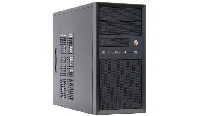 Case|CHIEFTEC|micro ATX|Black|Mini Tower|PC|Chieftec CT-01B-OP|CT-01B-OP