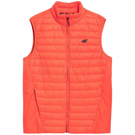 4F meeste tepitud vest 4FSS23TDJAM082 70S S, oranž