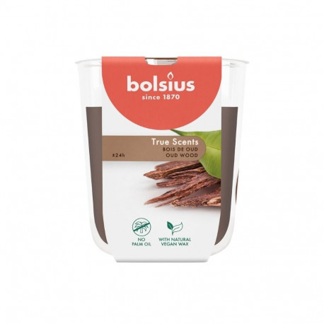 Bolsius True Scents Scented Candle 80x73mm Oud Wood