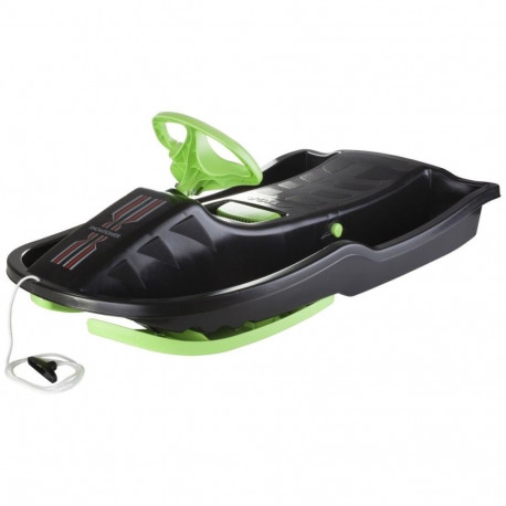 Stiga SnowPower sled with steering wheel