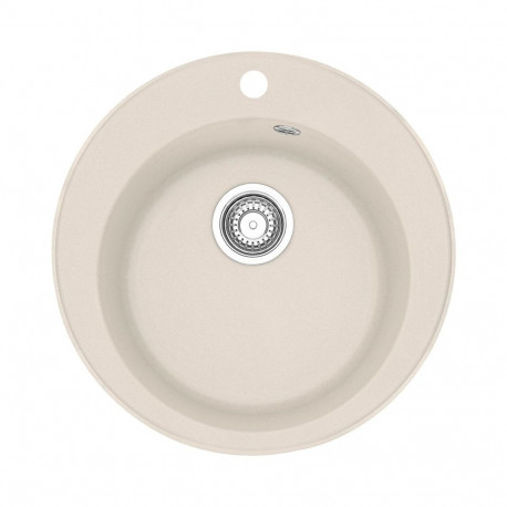 SINK SINGLE 1  3 1/2NL NWK TH OATMEAL