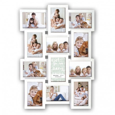 Zep Photo Frame PI01917 White for 12 Photos