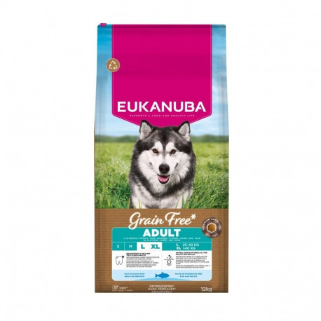 EUKANUBA teraviljavaba täiskasvanud suurtele ookeanikala kuiv koeratoit 12kg