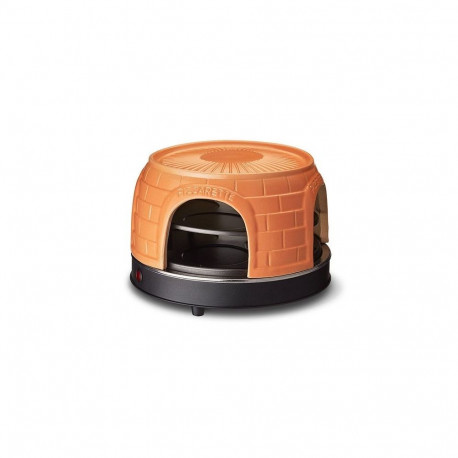 Emerio PO-116124 pitsamasin/ahi 8 pitsat 1500 W must, oranž