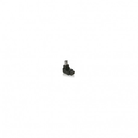 "Adapter USB Mini-B 5 Pin Stecker zu Buchse 90°gewinkelt"