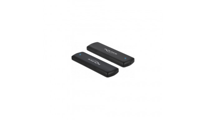 "Externes USB Type-C™ Combo Gehäuse für M.2 NVMe PCIe oder SATA SSD - werkzeugfrei"