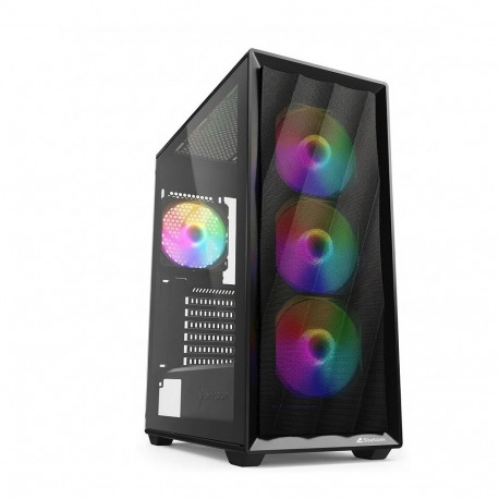 "Sharkoon VK4 Rainbow ATX 1xGlas schwarz"