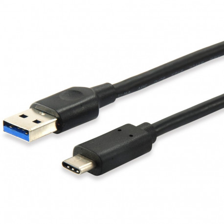 "Equip Kabel USB-A 3.2 -> C St/St 0.50m 3A/20V sw"
