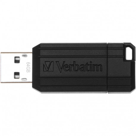 "STICK 64GB USB 2.0 Verbatim Store'n'Go PinStripe Black"