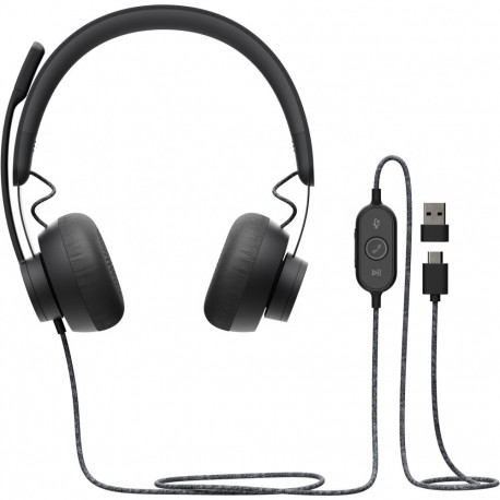 "Logitech Headset USB Zone Wired UC für Unified Communication"