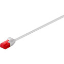 CAT 6 Slim patch cable U/UTP 2xRJ45 plug; unshielded grey 2m