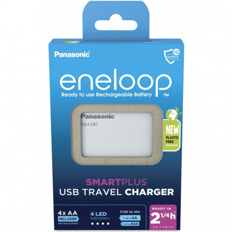 Panasonic Smartplus USB + 4 x AA Eneloop 2000 mAh