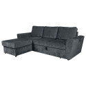 Corner sofa bed INGMAR anthracite