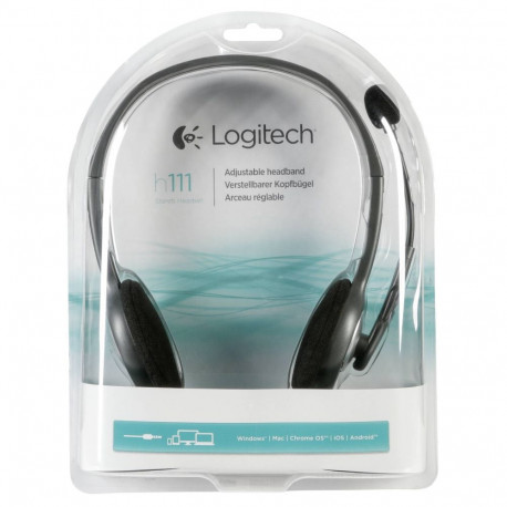 Logitech Headset H111 3,5mm (981-000593) (981000593)