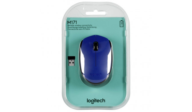 Logitech Mouse M171 Wireless blue (910-004640) (910004640)