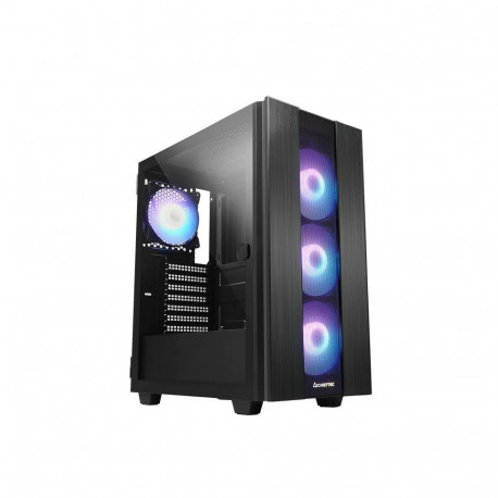 Case|CHIEFTEC|HUNTER 2|MidiTower|Not included|ATX|MicroATX|MiniITX|Colour Black|GS-02B-OP