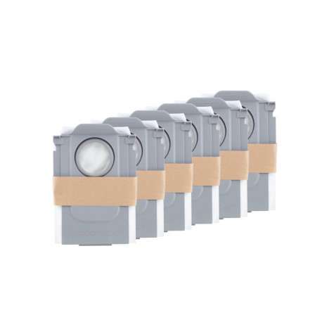 Vacuum Cleaner Accessory|ROBOROCK|Disposable Dust Bag 6pcs|White|For Qrevo/Qrevo MaxV/S8 MaxV Ultra/
