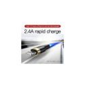 Baseus Lightning Cafule Cable 1.5A 2m Gold + Black (CALKLF-CV1)