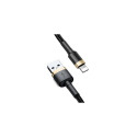Baseus Lightning Cafule Cable 1.5A 2m Gold + Black (CALKLF-CV1)