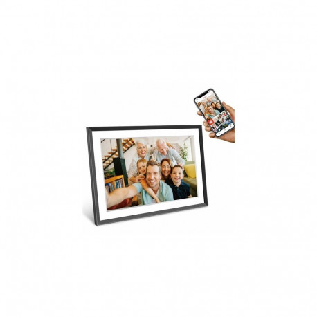 Frameo Digital Photo Frame HF-109T Black 10.1 Inch with FrameGlow