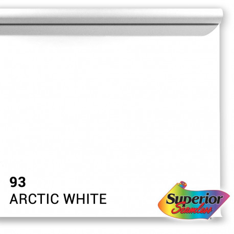 Superior taustapaber 1.35x11m, 93 arctic white