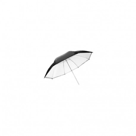 Falcon Eyes Jumbo Umbrella URN-T86TSB1 Transparent White + Silver/Black Cover 216 cm