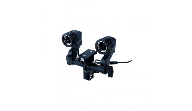 StudioKing Universal E27 Lampholder with 2 Sockets DLE27D